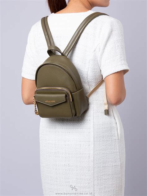 maisie leather backpack.